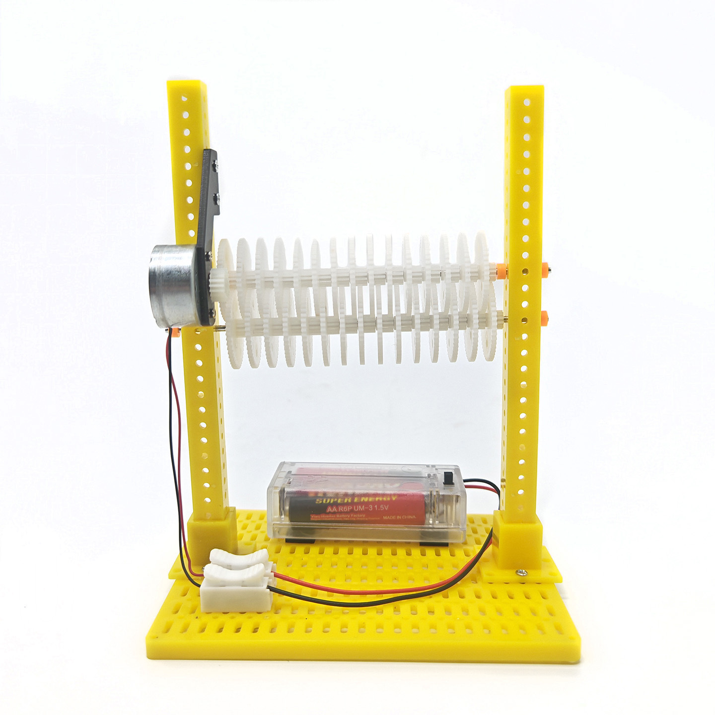 Science Project Kit - キッズパズルギアーズ No. 科学技術DIY STEM手作りプロジェクト組み立て玩具創造的な科学実験材料キット
