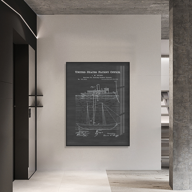 シンプルな黒と白グレーアメリカンインダストリアルスタイルレト - Star Map Poster のレビューと価格